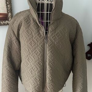 Fendi Olive Quilted Jacket